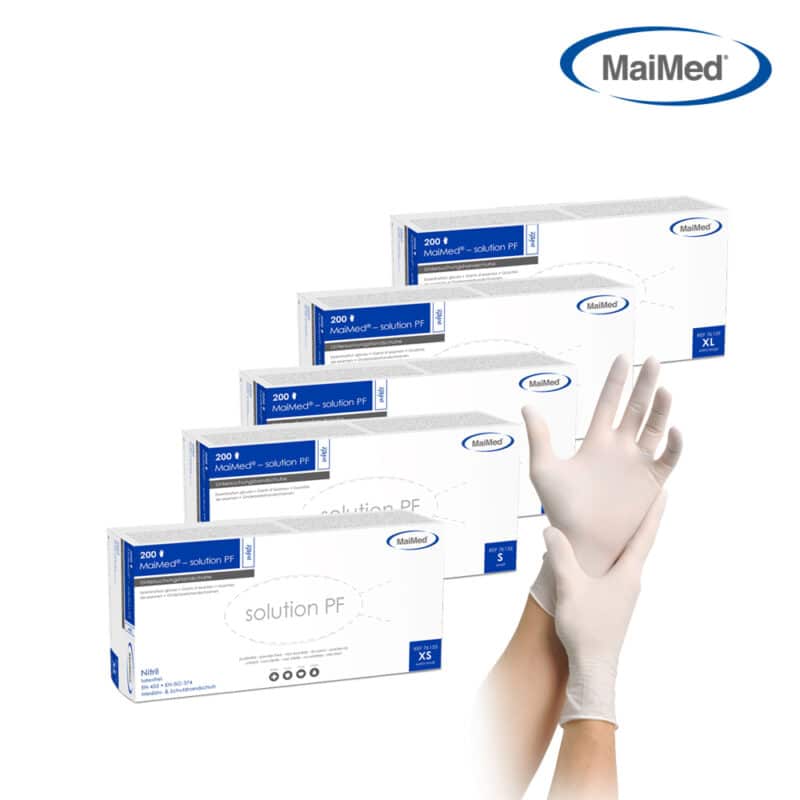 MaiMed Untersuchungshandschuhe weiß