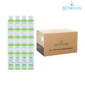 SETASAN premium Handdesinfektion - 100ml 20 Flaschen