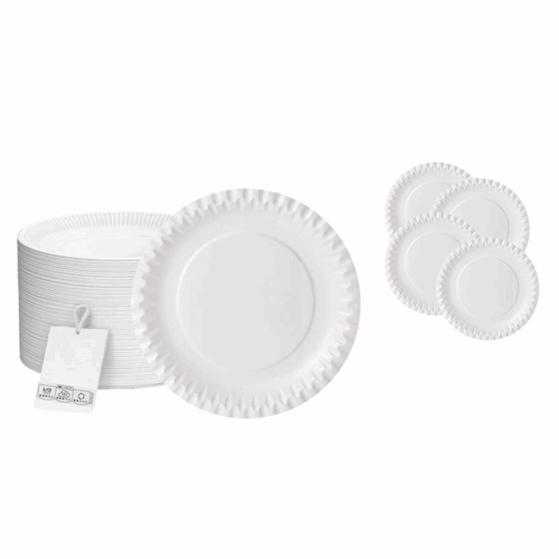 Pappteller Rund ⌀18 cm