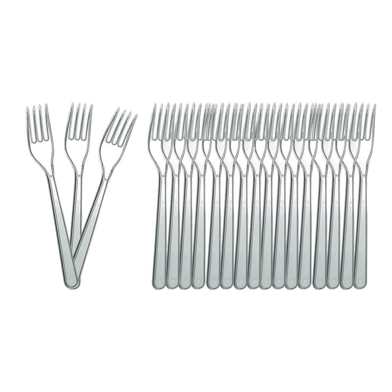 Plastikgabel Lux Transparent